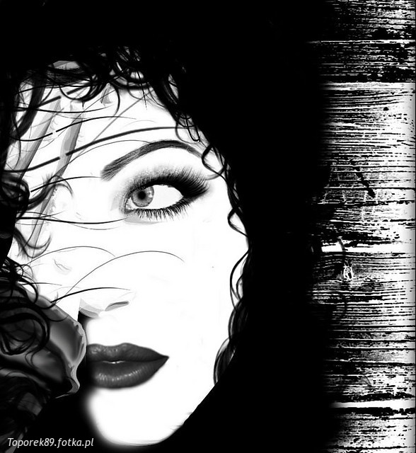 autoportret - photoshop tablet