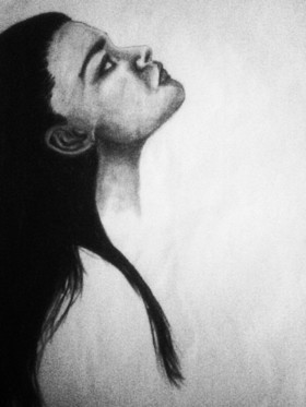 autoportret - olowek