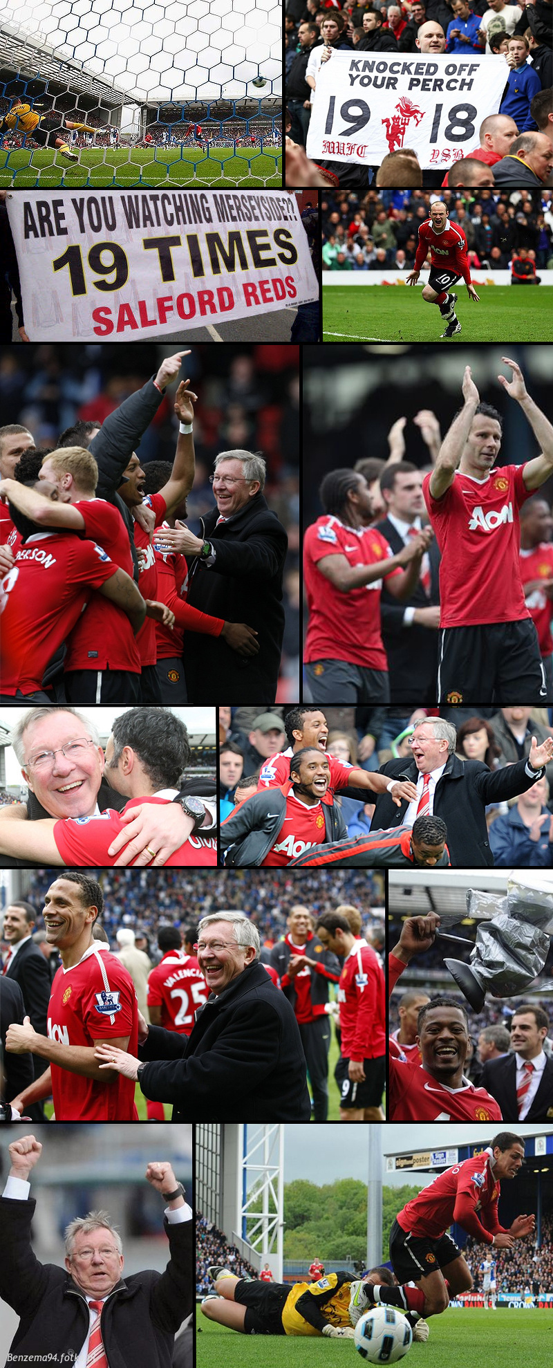 Manchester United mistrzem Anglii 2010/2011!!! - MANCHESTER UNITED - OD KOŁYSKI AŻ PO GRÓB - zdjęcie 10