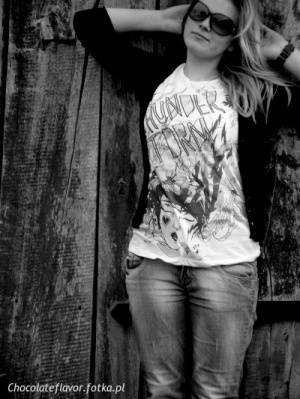 jeans, cool, glasses, standing, monochrome