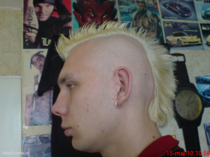 hair, ear