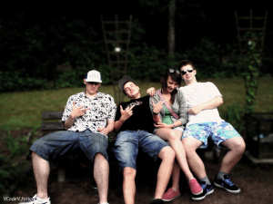 fun, jeans, cool, sitting, leisure, vacation, shorts