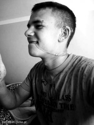 mouth, cool, ear, monochrome