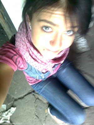 mouth, hair, selfie, fun, jeans, smile, cool, scarf