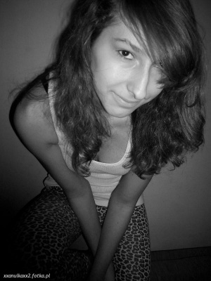 hair, smile, monochrome