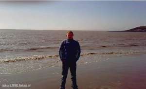 sky, standing, beach