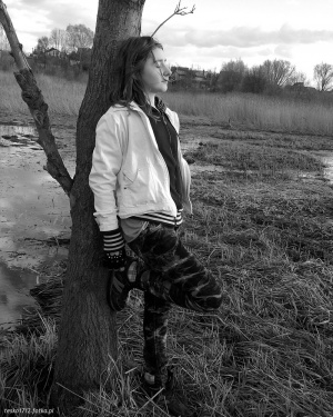 field, monochrome