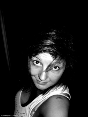 smile, cool, monochrome