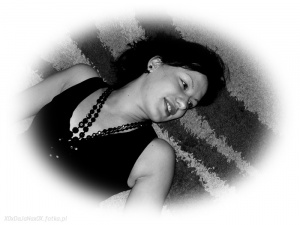 smile, monochrome, model