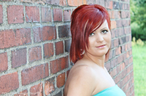 hair, skin, model, bangs, brick