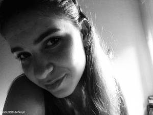 mouth, selfie, smile, monochrome