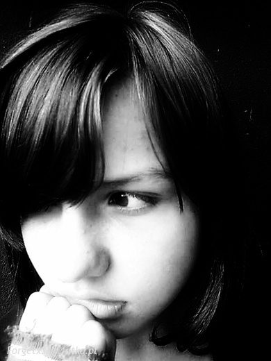 mouth, eyelash, hair, monochrome, bangs