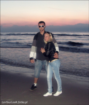 fun, jeans, denim, sky, vacation, standing, love, beach
