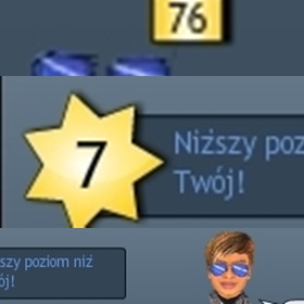Ma 7 poziom i ma okulary  dostępne dla poziomu 76 o.O