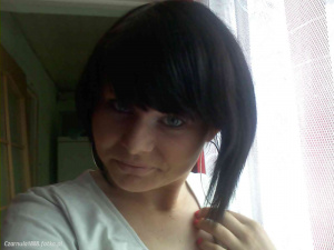 hair, hand, bangs