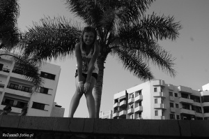 sky, monochrome, statue