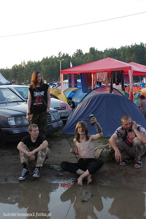 Woodstock :D Moj ryj to ten w Slipknocie :D