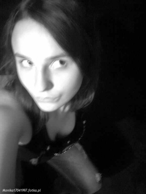 smile, monochrome