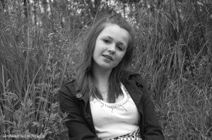 hair, smile, monochrome, model