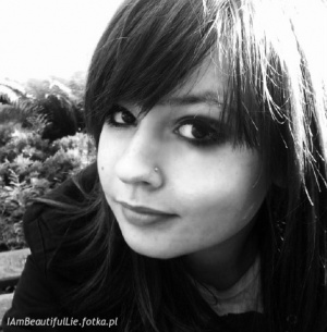 hair, selfie, smile, monochrome, bangs
