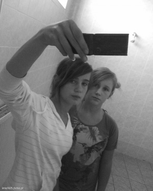 selfie, fun, monochrome