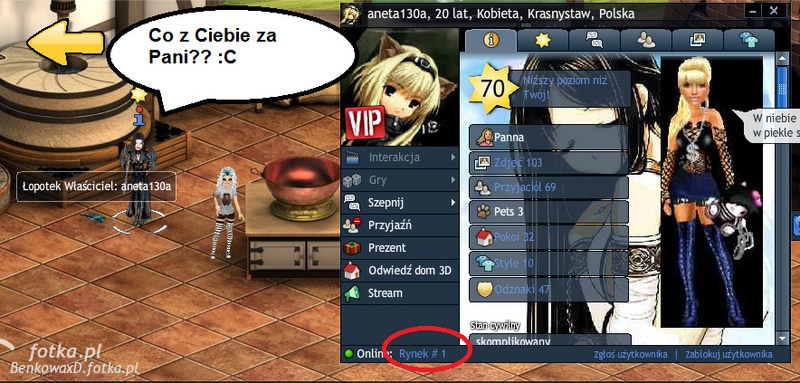 Pani szaleje na Rynku a Motylek tęskni