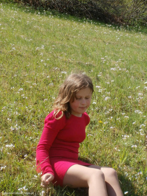 fun, smile, sitting, plant