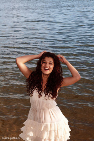 hair, skin, fun, smile, model, dress
