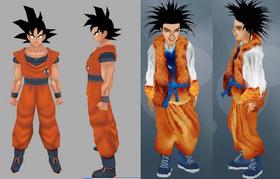 BolekMT (po lewej Oryginal po prawej moje dzielo SON GOKU)