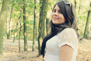 hair, skin, model, forest