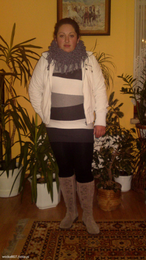 outerwear, standing