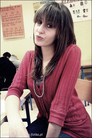 outerwear, bangs
