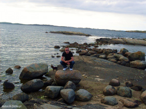 beach, rock