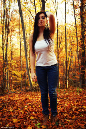 jeans, denim, smile, forest, branch