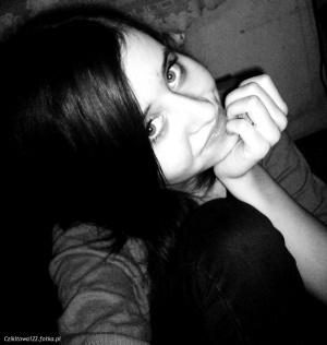 mouth, hand, monochrome
