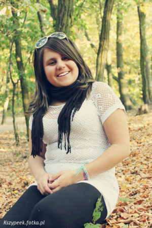 hair, smile, sitting