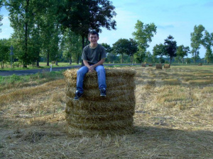 jeans, sitting, soil