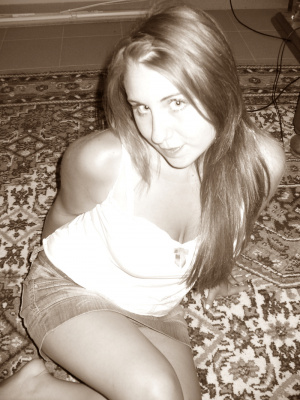 hair, smile, sitting, monochrome, model