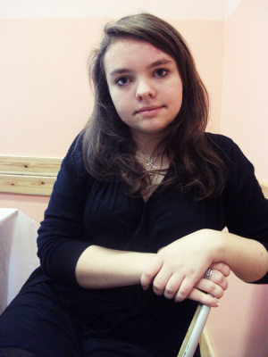 nail, hand, sitting