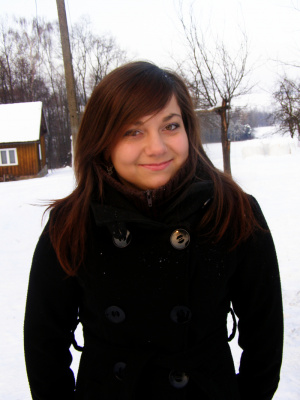 hair, jacket, outerwear, smile