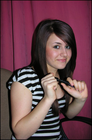 nail, hair, hand