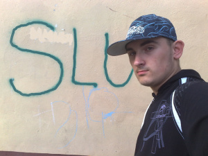cool, hat, wall