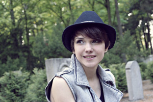 jeans, smile, hat