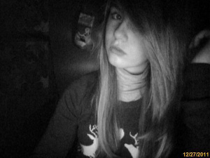 hair, fun, smile, monochrome, bangs