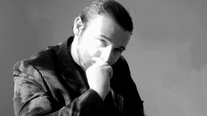 jacket, monochrome, model