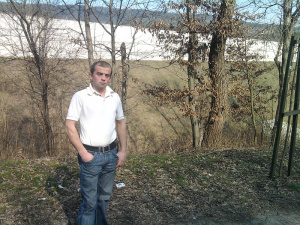 jeans, denim, standing, forest, branch
