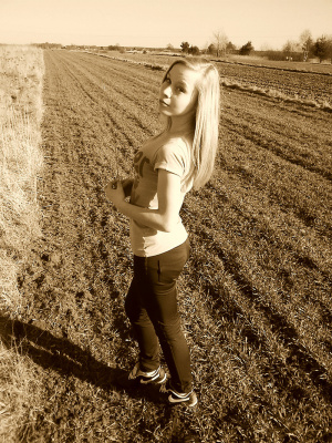 field, monochrome