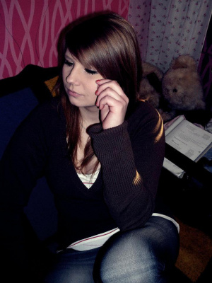 hair, fun, cool, sitting, bangs