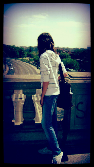jeans, standing, room