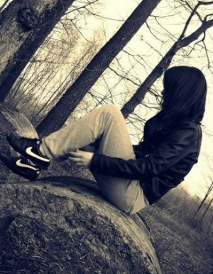sky, sitting, rock